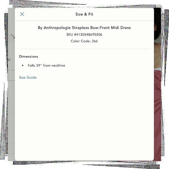 NWT: Pink & White Marilyn Monroe Inspired Strapless Bow Front Midi Dress (XS) - Picture 5 of 5